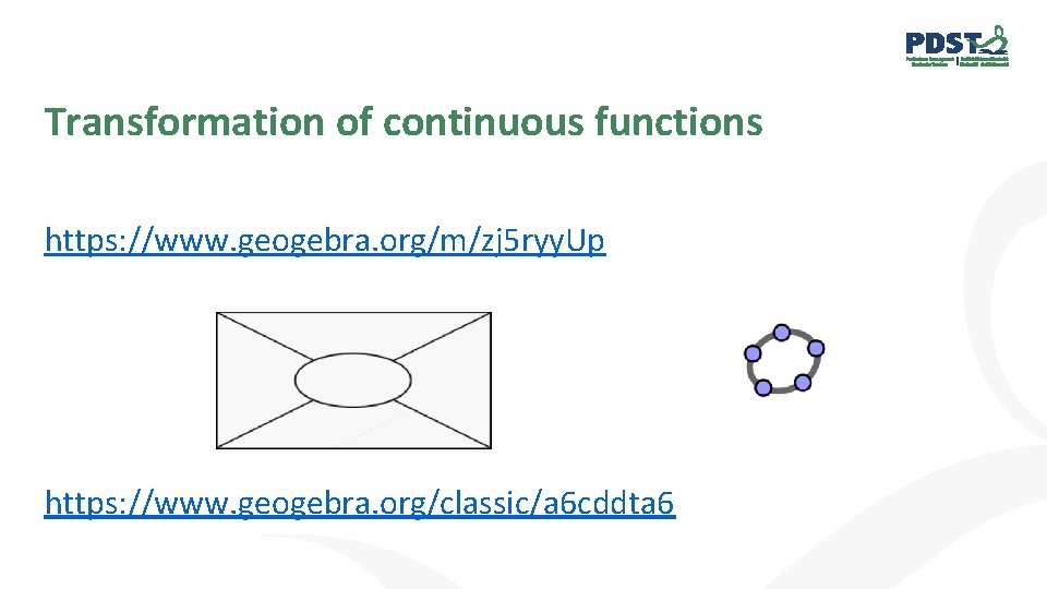 Transformation of continuous functions https: //www. geogebra. org/m/zj 5 ryy. Up https: //www. geogebra.