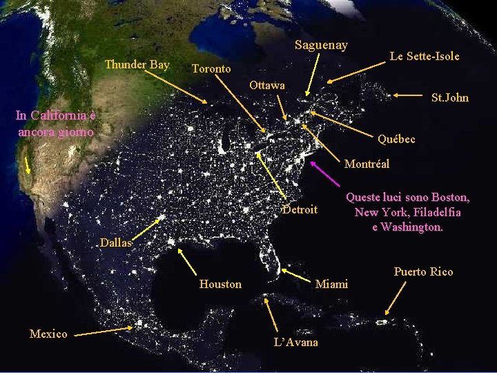 Saguenay Thunder Bay Le Sette-Isole Toronto Ottawa St. John In California è ancora giorno