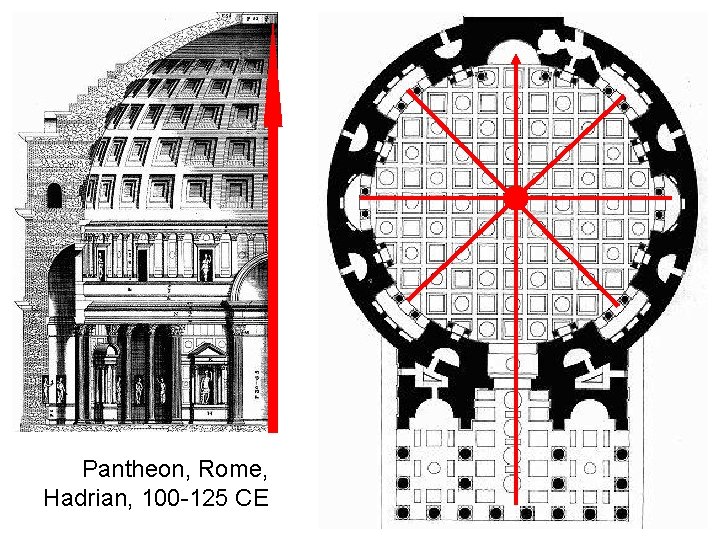 Pantheon, Rome, Hadrian, 100 -125 CE 