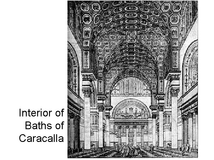 Interior of Baths of Caracalla 