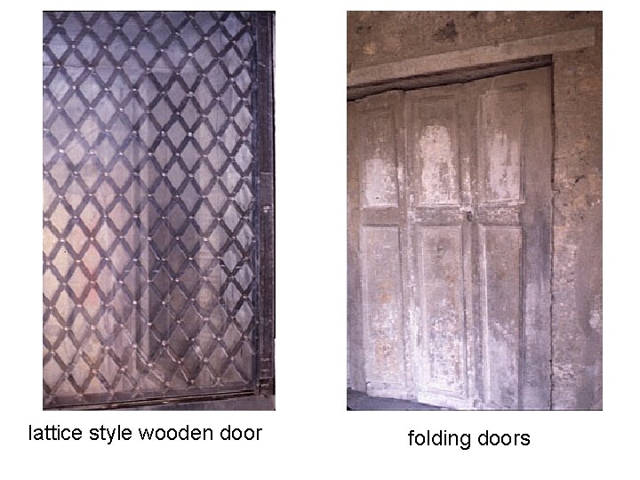 lattice style wooden door folding doors 