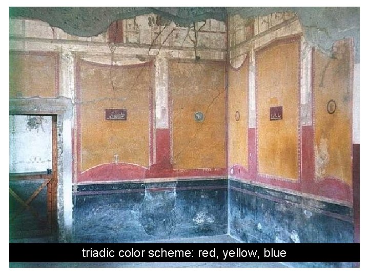 triadic color scheme: red, yellow, blue triadic color scheme: red, yellow, blue