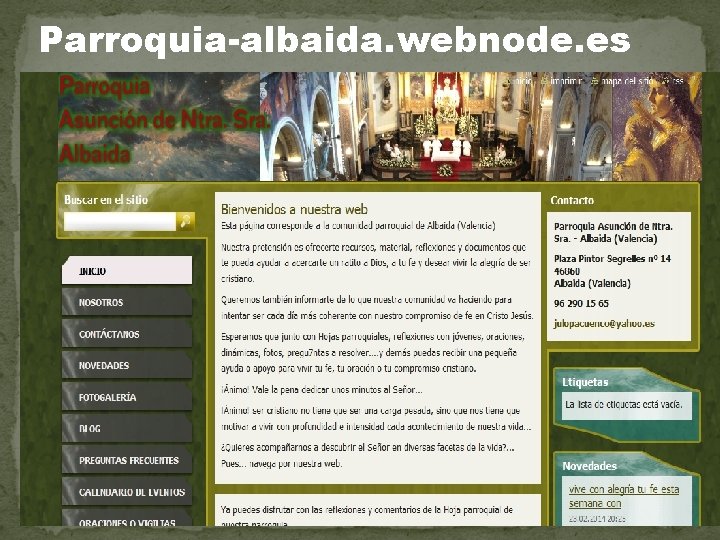 Parroquia-albaida. webnode. es 