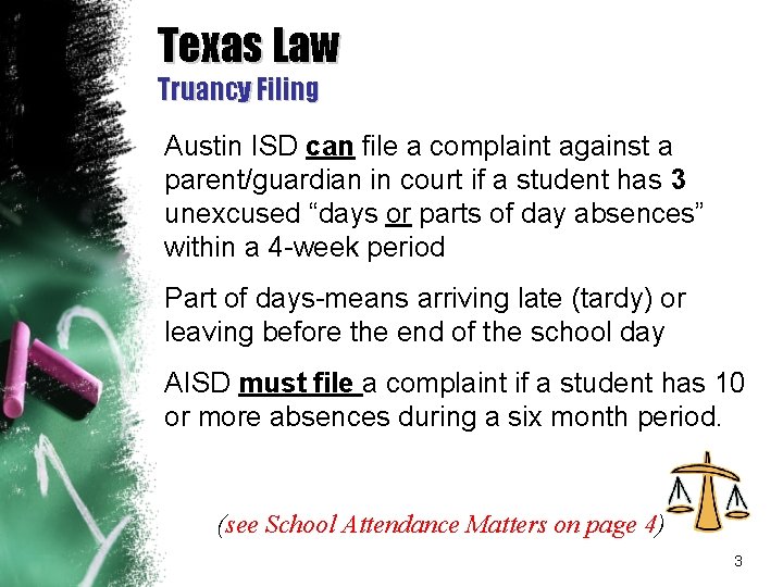Texas Law Truancy Filing Austin ISD can file a complaint against a parent/guardian in