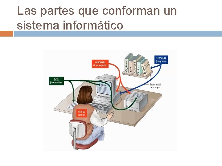 Las partes que conforman un sistema informático 