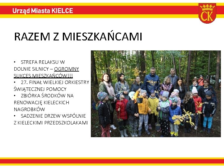 RAZEM Z MIESZKAŃCAMI • STREFA RELAKSU W DOLNIE SILNICY – OGROMNY SUKCES MIESZKAŃCÓW!!! •