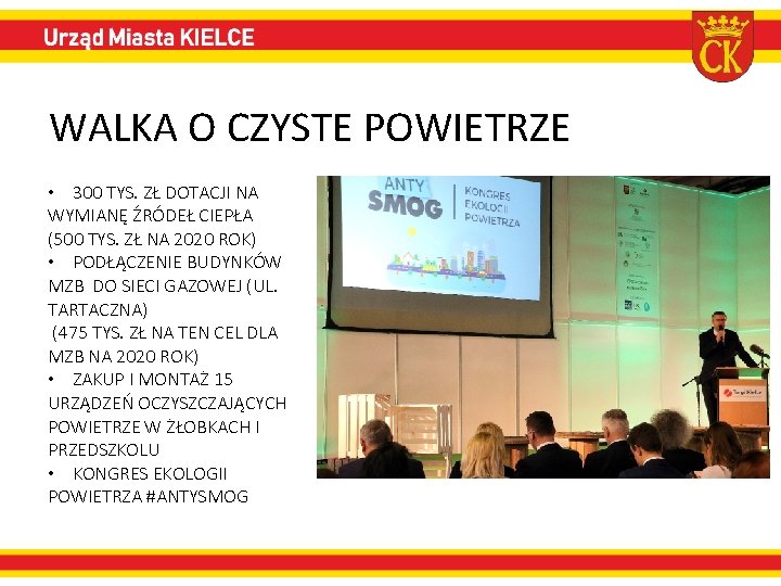 WALKA O CZYSTE POWIETRZE • 300 TYS. ZŁ DOTACJI NA WYMIANĘ ŹRÓDEŁ CIEPŁA (500