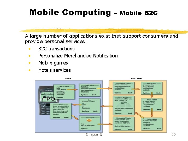 Mobile Computing – Mobile B 2 C A large number of applications exist that