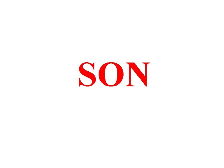 SON 