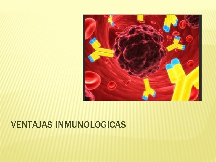 VENTAJAS INMUNOLOGICAS 