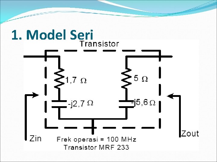 1. Model Seri 