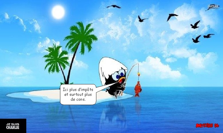 Ici plus d’impôts et surtout plus de cons. 
