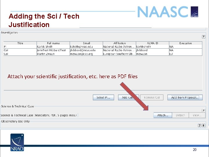 Adding the Sci / Tech Justification Attach your scientific justification, etc. here as PDF