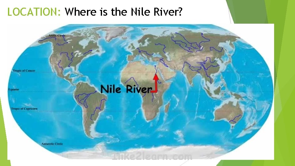 LOCATION: Where is the Nile River? 