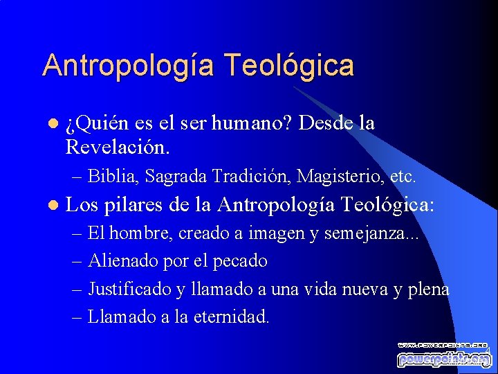 Antropología Teológica l ¿Quién es el ser humano? Desde la Revelación. – Biblia, Sagrada