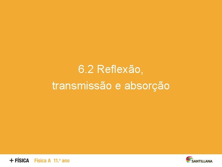 6. 2 Reflexão, transmissão e absorção 