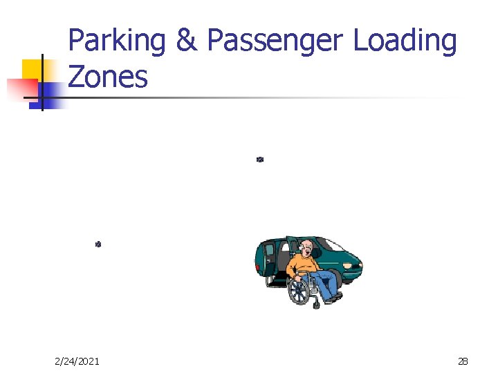 Parking & Passenger Loading Zones 2/24/2021 28 