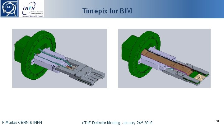 Timepix for BIM -10 -CERN & INFN F. Murtas n. To. F Detector Meeting