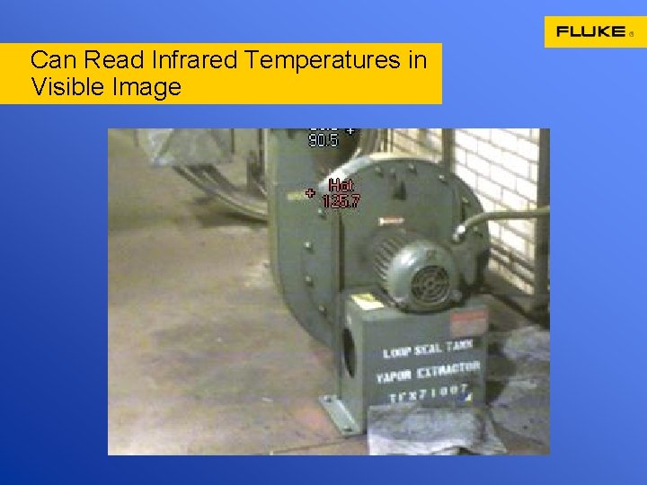 Can Read Infrared Temperatures in Visible Image 