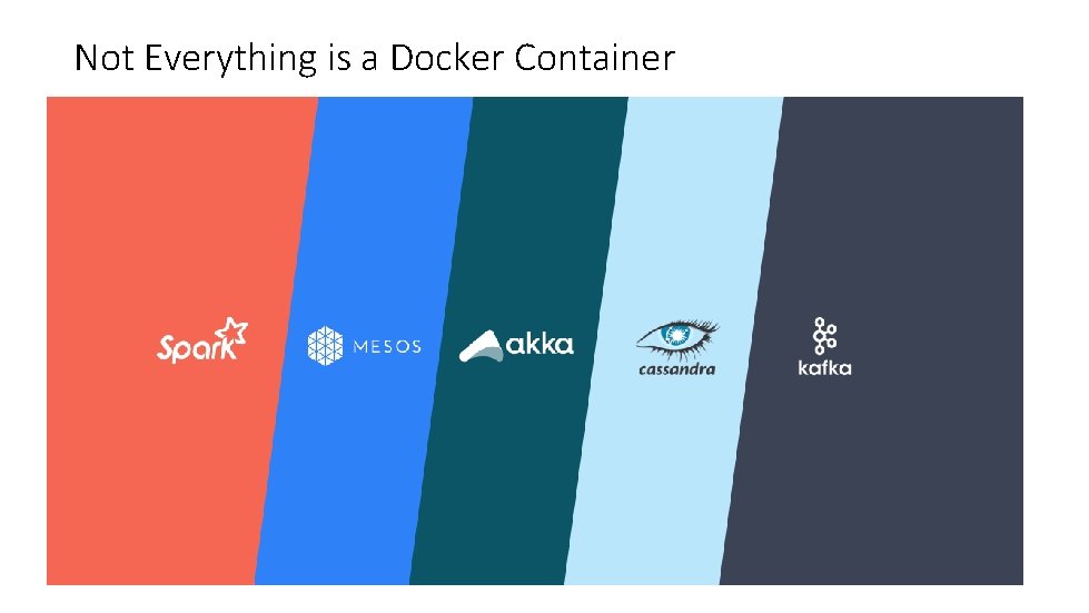 Not Everything is a Docker Container 