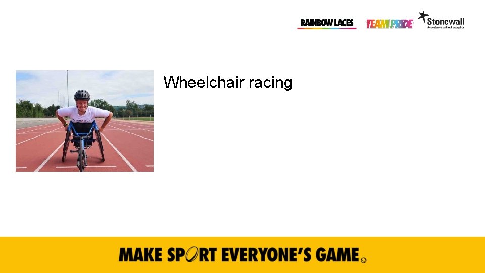 Wheelchair racing 