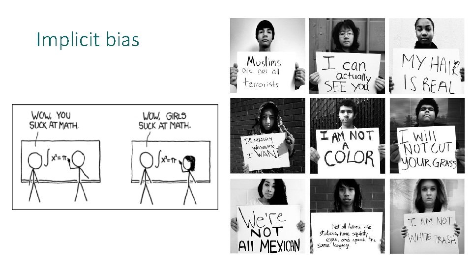 Implicit bias 