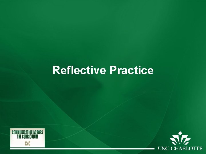 Reflective Practice 