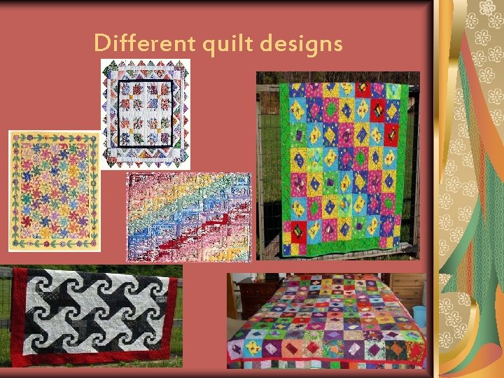 Different quilt designs 