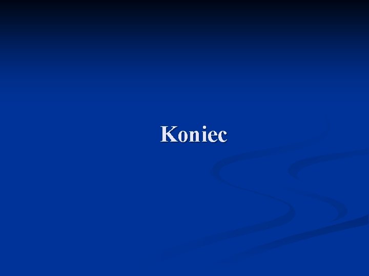 Koniec 