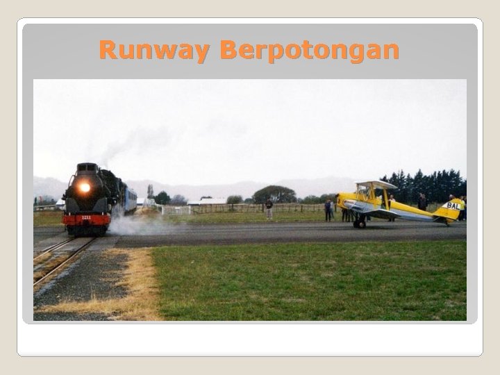 Runway Berpotongan 