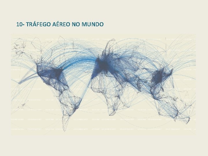 10 - TRÁFEGO AÉREO NO MUNDO 