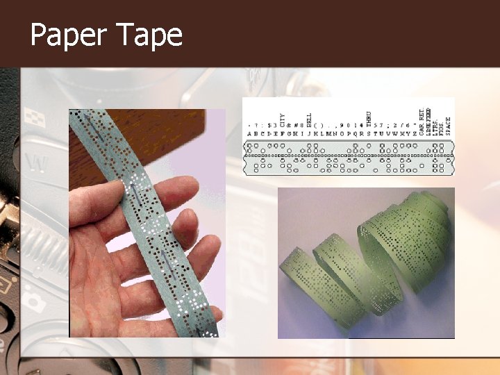 Paper Tape 