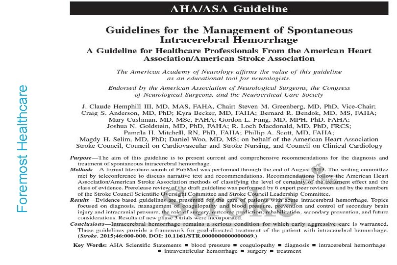 Foremost Healthcare Ventilator Associated Pneumonia (VAP) Practice Alert 26 