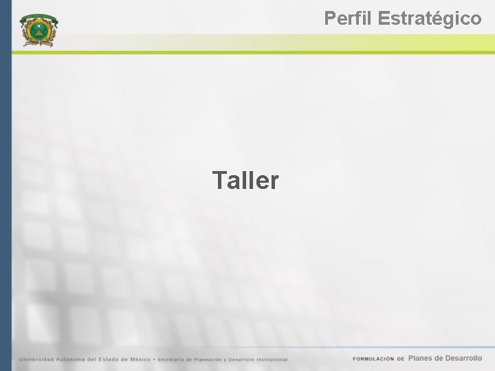 Perfil Estratégico Taller 