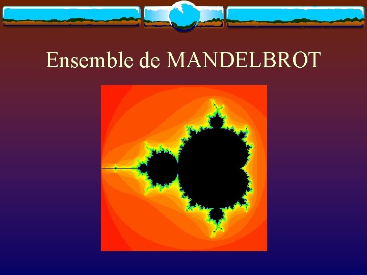 Ensemble de MANDELBROT 