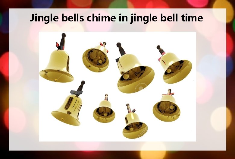 Jingle bells chime in jingle bell time 