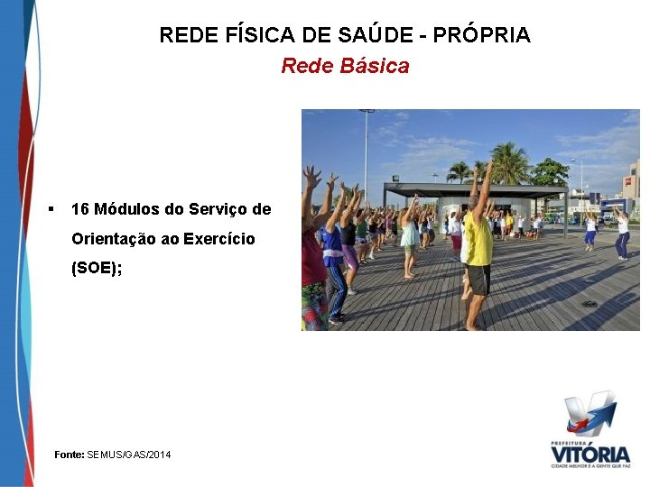 REDE FÍSICA DE SAÚDE - PRÓPRIA Rede Básica § 16 Módulos do Serviço de