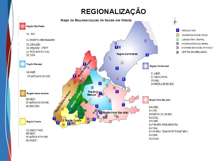  REGIONALIZAÇÃO 