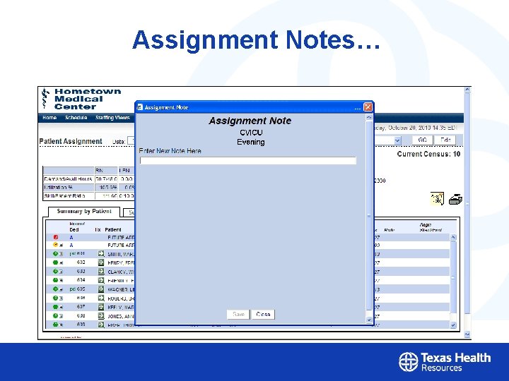 Assignment Notes… 