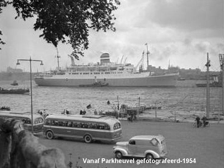 Vanaf Parkheuvel gefotografeerd-1954 