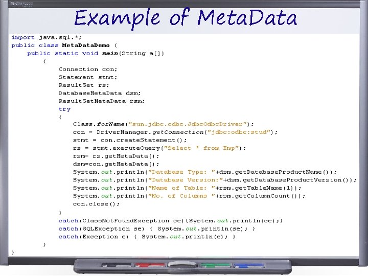 Example of Meta. Data Example of Meta. Data