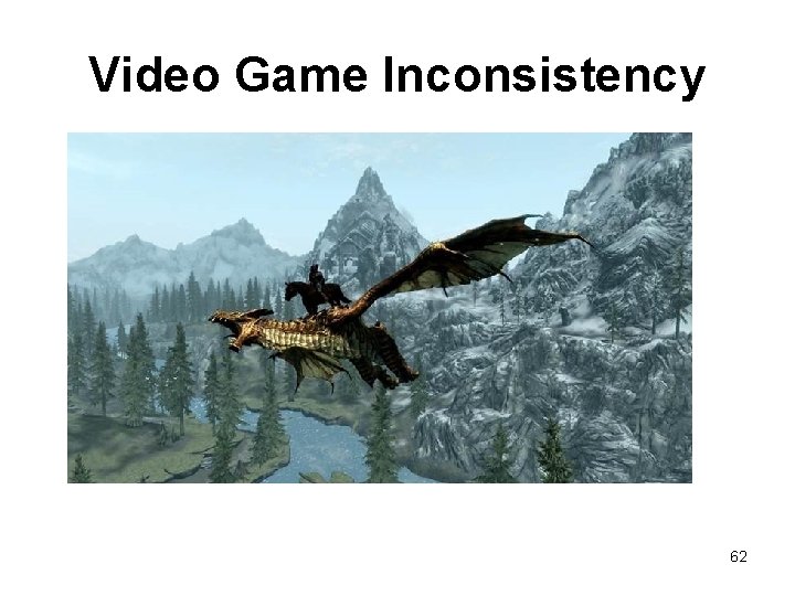 Video Game Inconsistency 62 