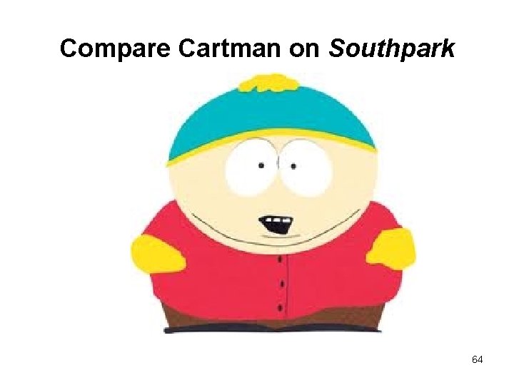 Compare Cartman on Southpark 64 