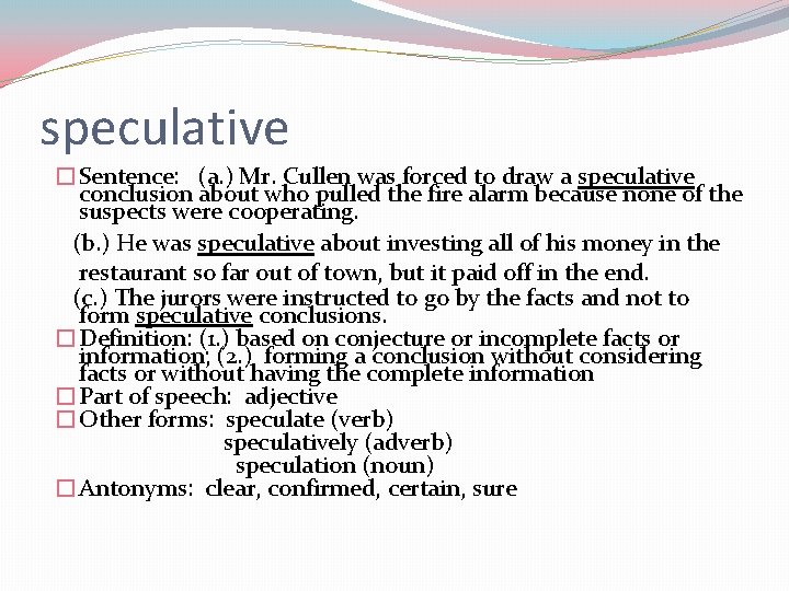 English 10 Vocabulary Week 14 Anderson oscillate Sentence