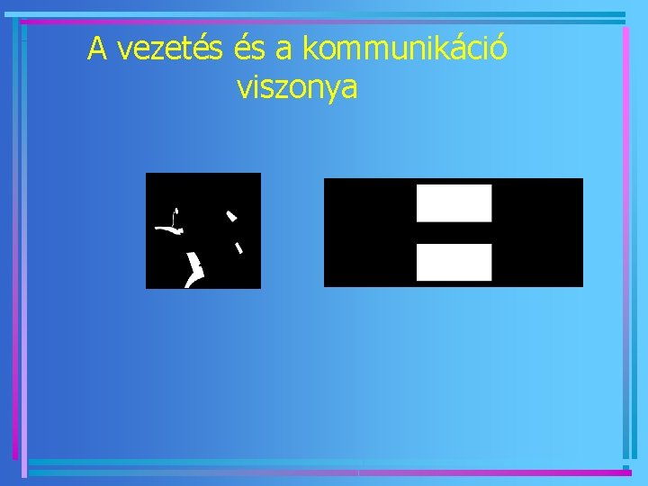 A vezetés és a kommunikáció viszonya 