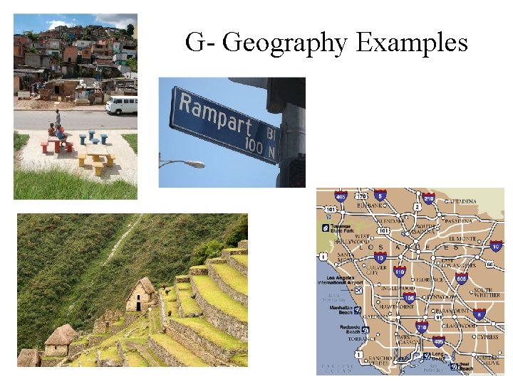 G- Geography Examples 