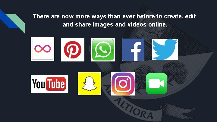 There are now more ways than ever before to create, edit and share images
