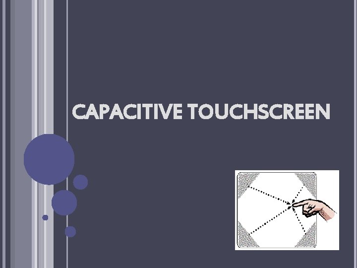 CAPACITIVE TOUCHSCREEN 