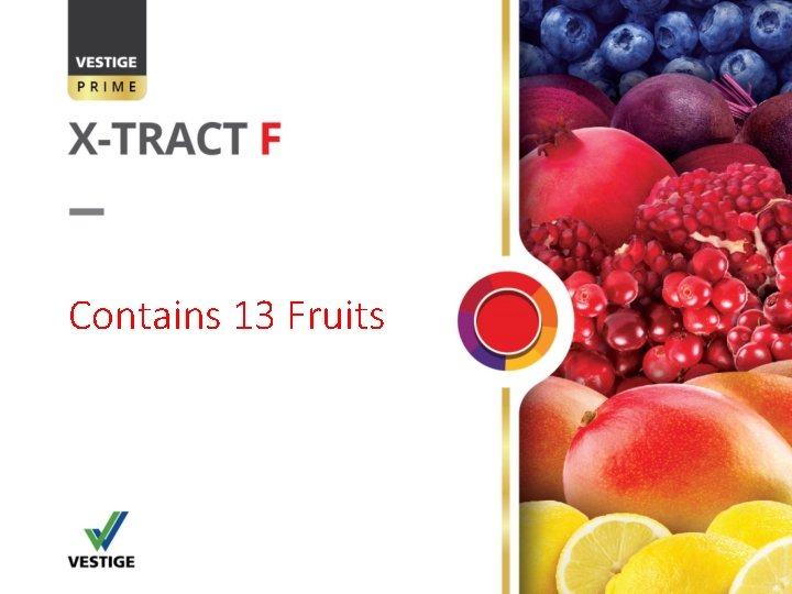 Contains 13 Fruits 