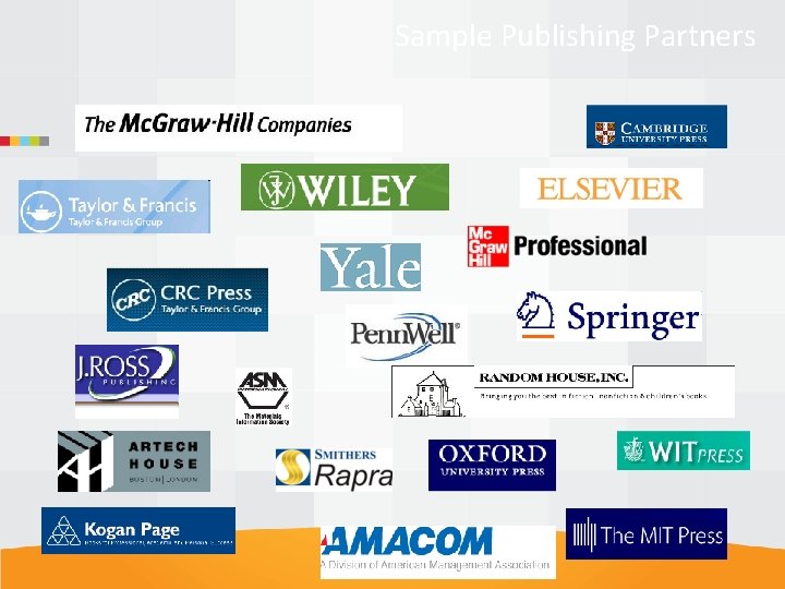 Sample Publishing Partners 